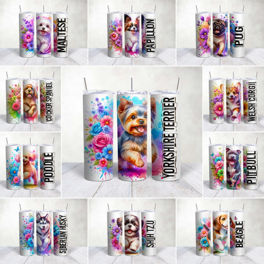 Dog Breed 11 Tumbler or Mug Wrap 1