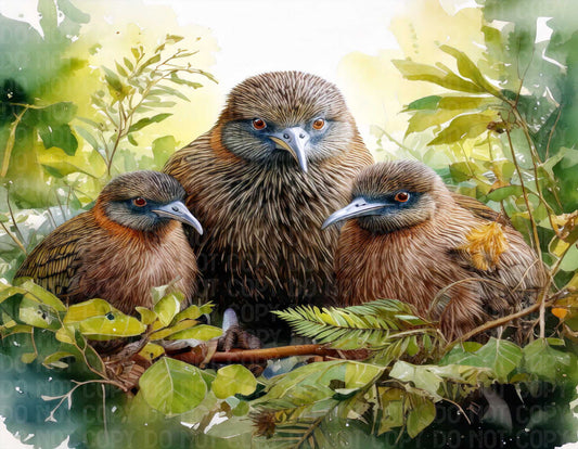 3 Kiwi Birds