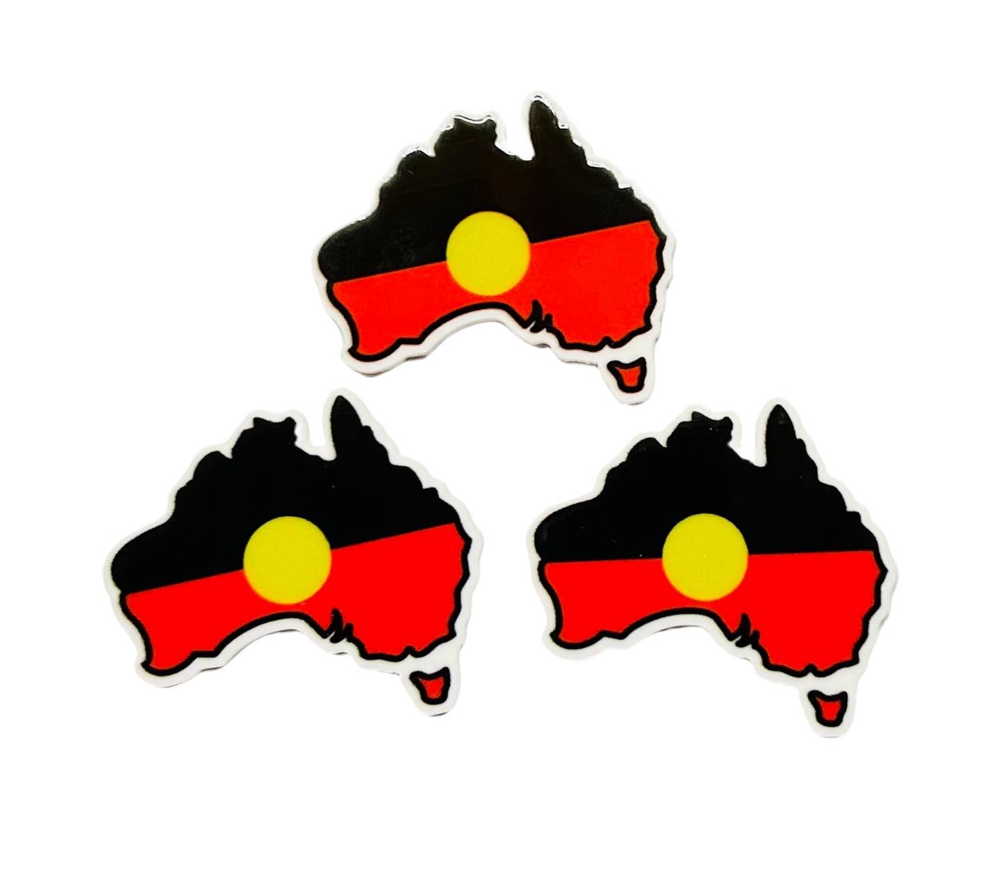 Aboriginal Flag Stud