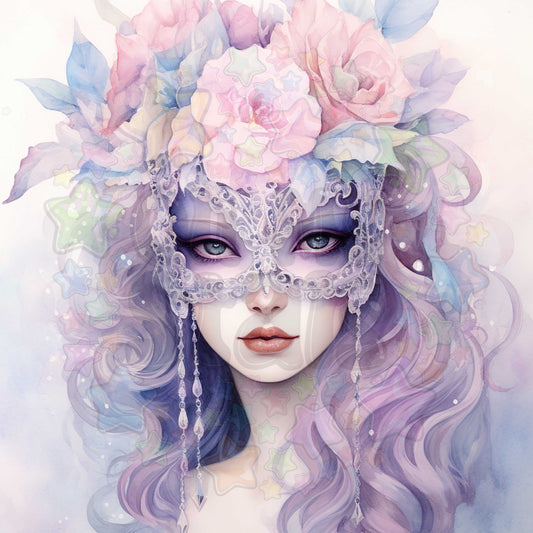 Pastel Masquerade Glam