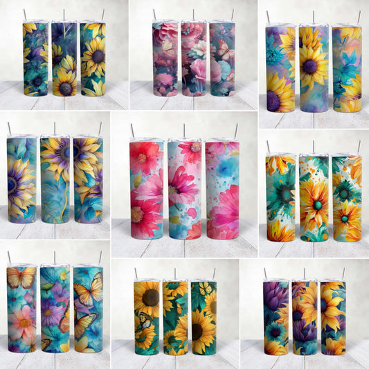 Flowers 9pk Sublimation Bundle