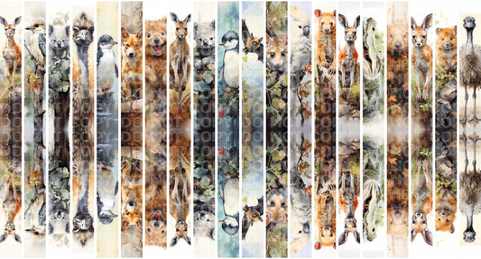 Large Aussie Animal Keyfob Collection