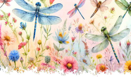 Dragonflies Colourful