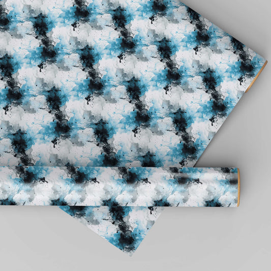 Black and Blue Splashes