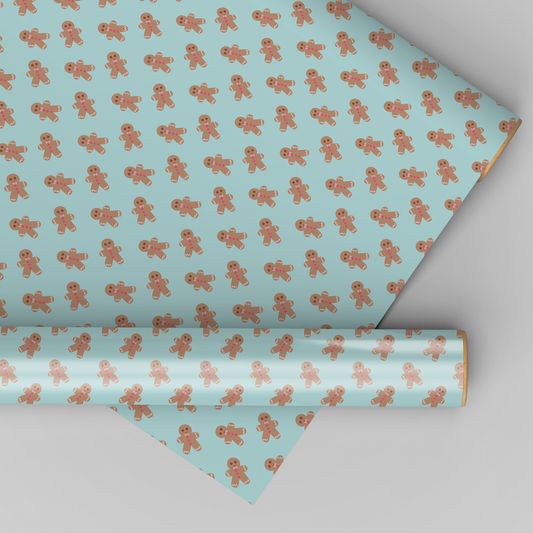 Blue Gingerbread Man