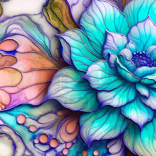 Blue Corner Flower