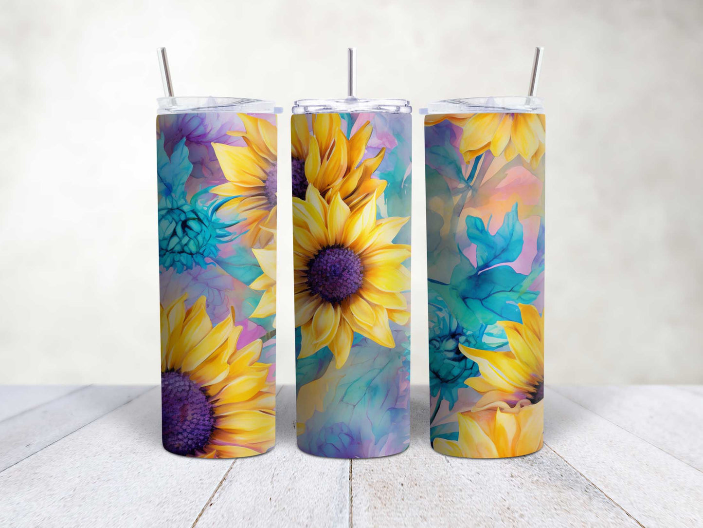 Bright Pastel Flowers