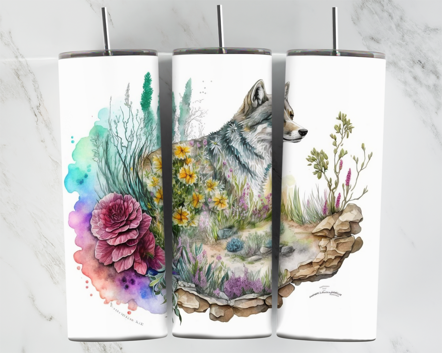 Watercolour Wolf