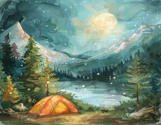 Camping Night Sky