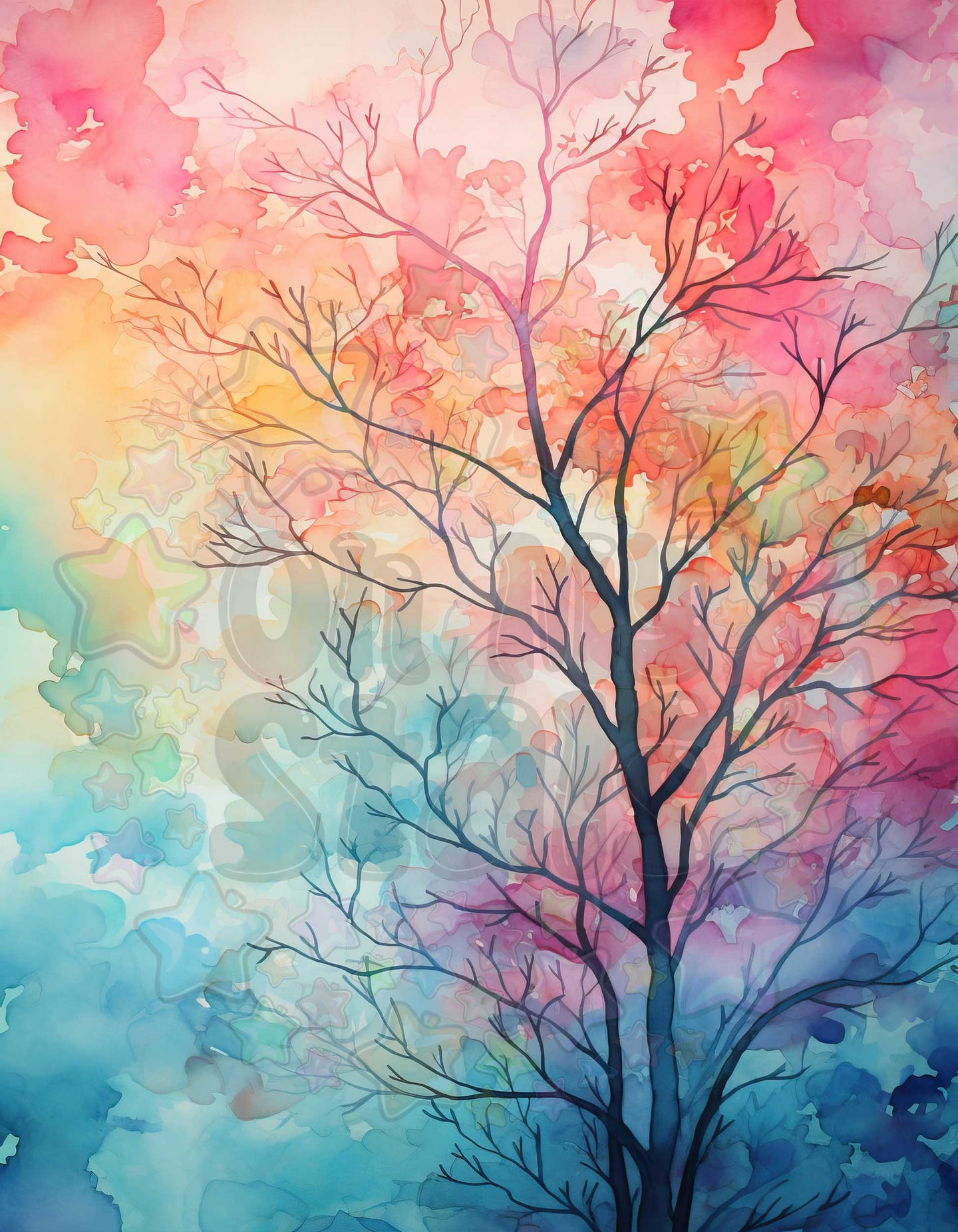 Colourful Mist Tree