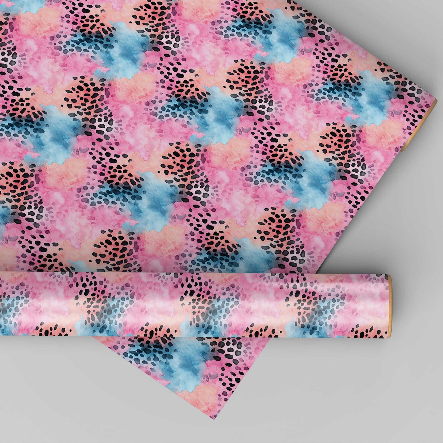 Bright Cotton Candy Animal Print