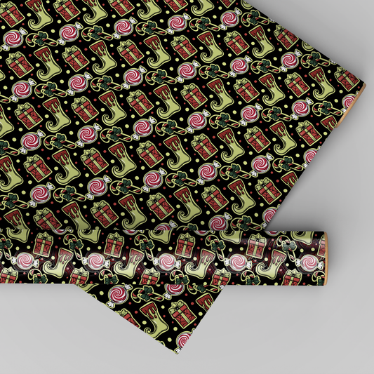 Creepy Black Shoe Xmas