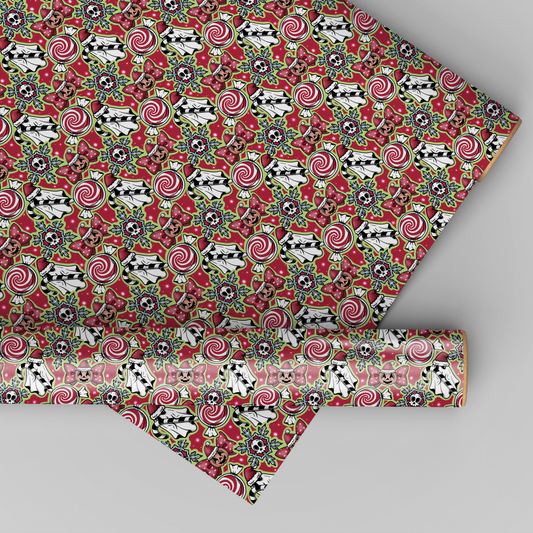 Creepy Red Candy Xmas