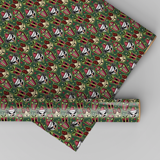 Creepy Green Bell Xmas