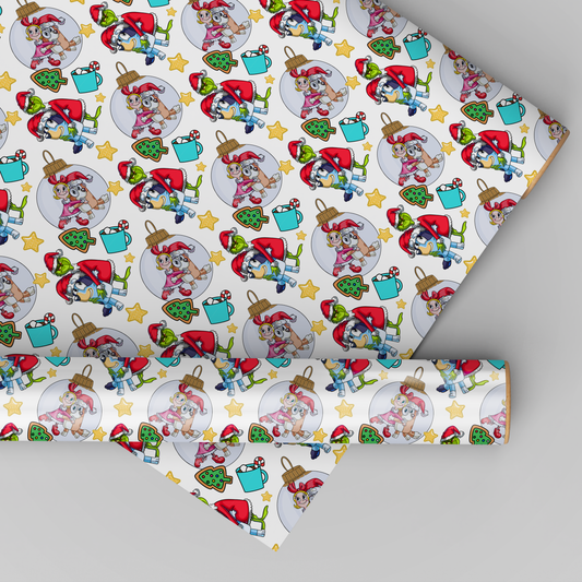 Dog Bauble White Xmas