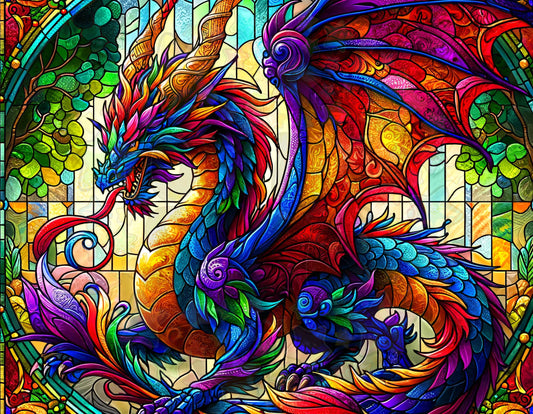Stained Glass Dragon