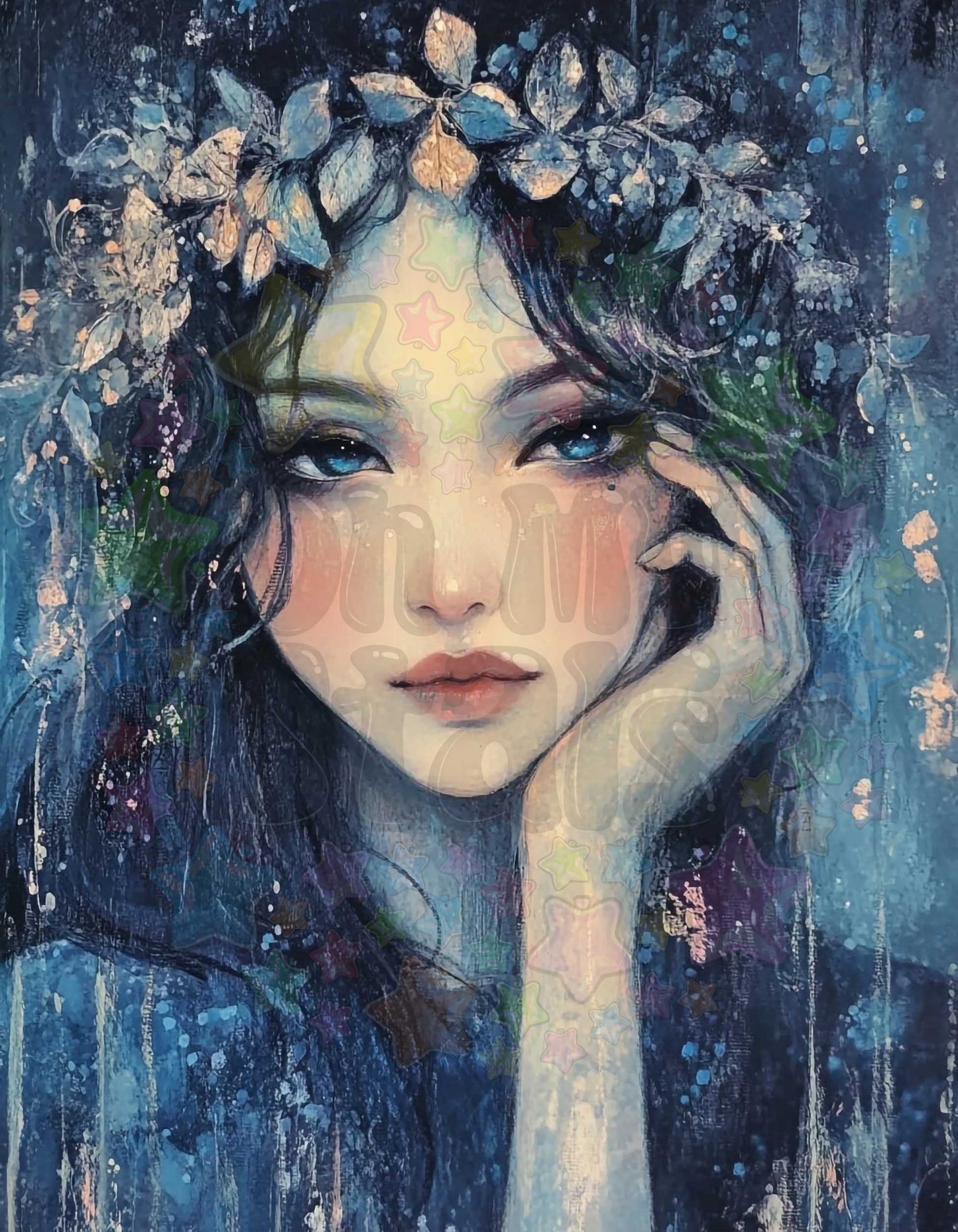 Grunge Navy Girl