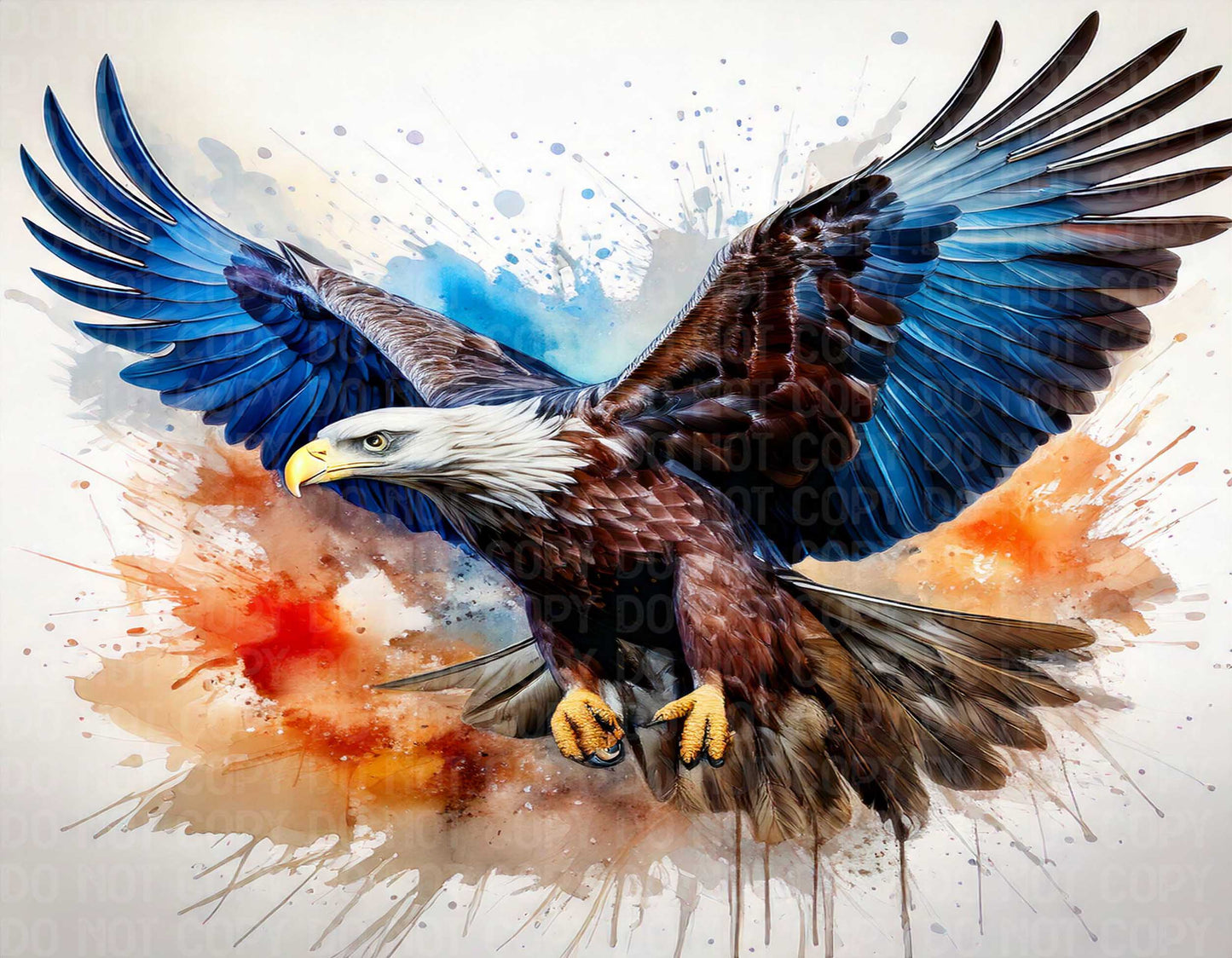 Eagle Blue Wing