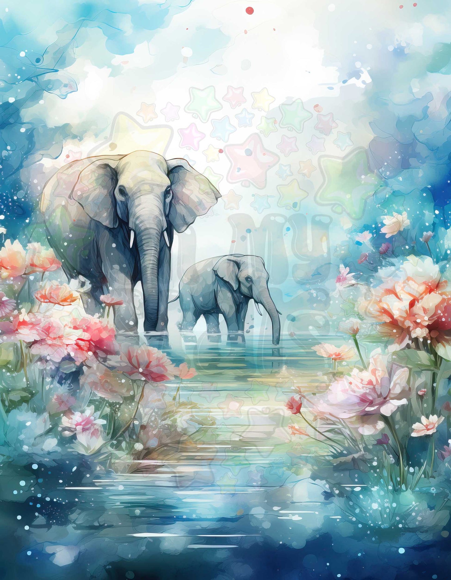 Elephant Scene