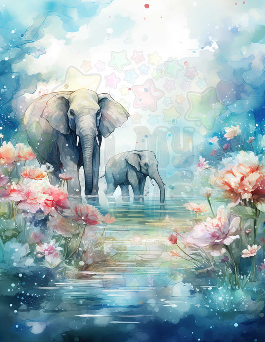 Elephant Scene