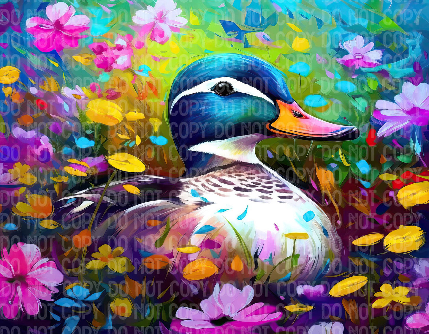 Floral Duck