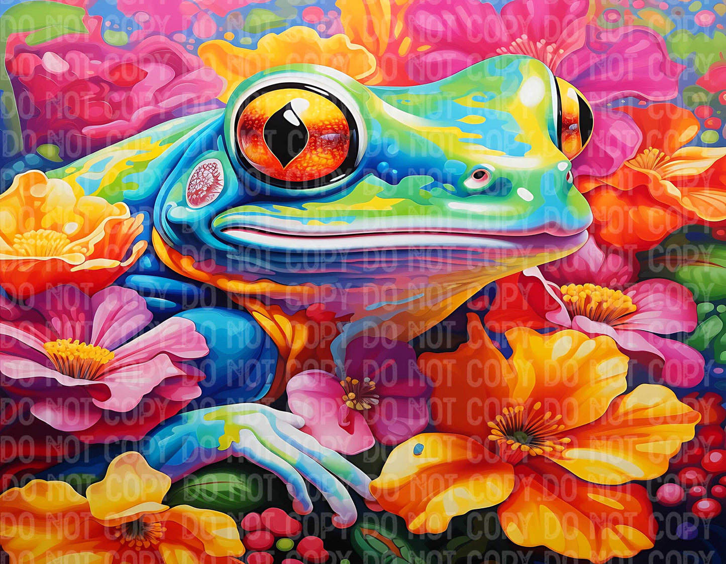 Floral Frog