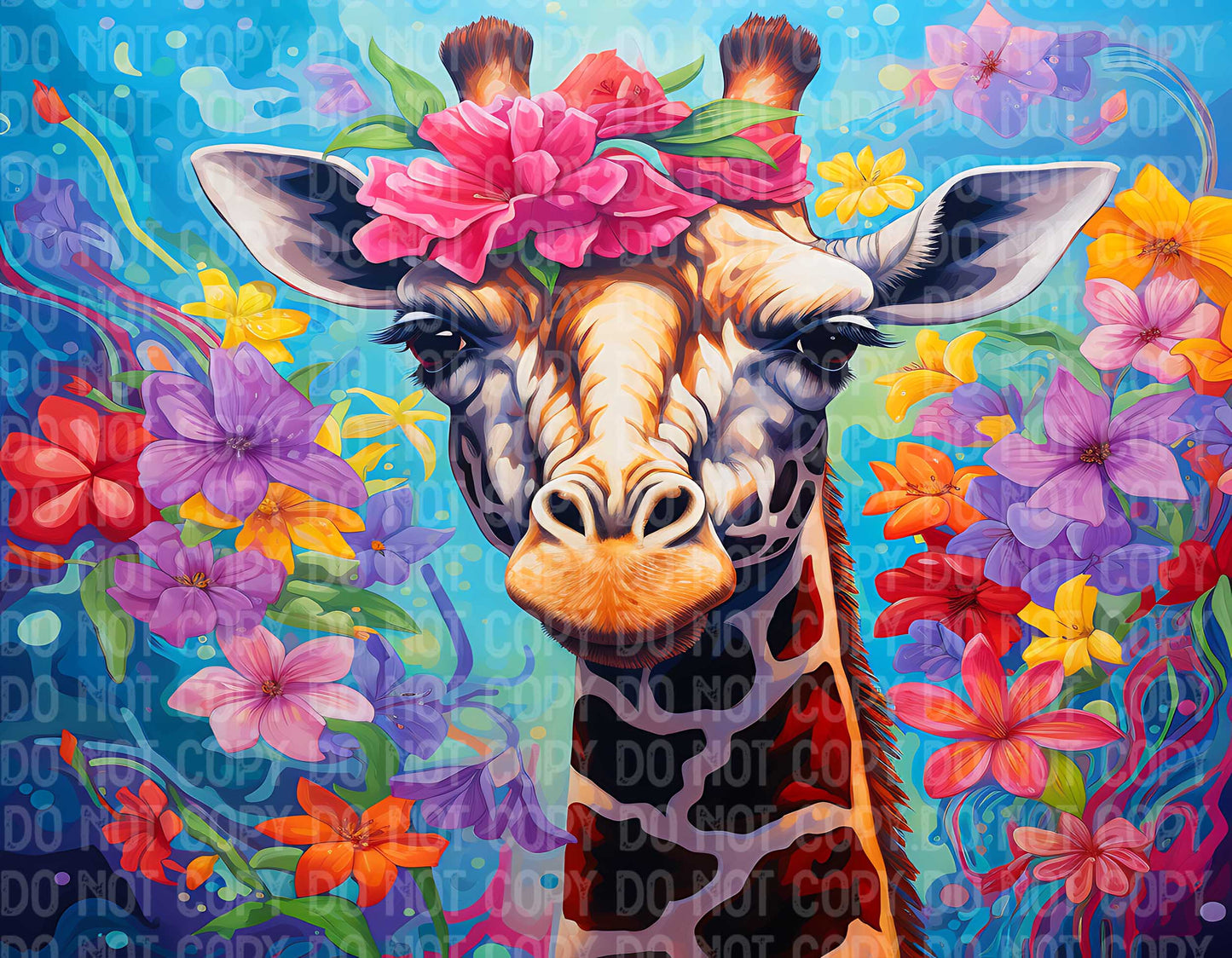 Floral Giraffe