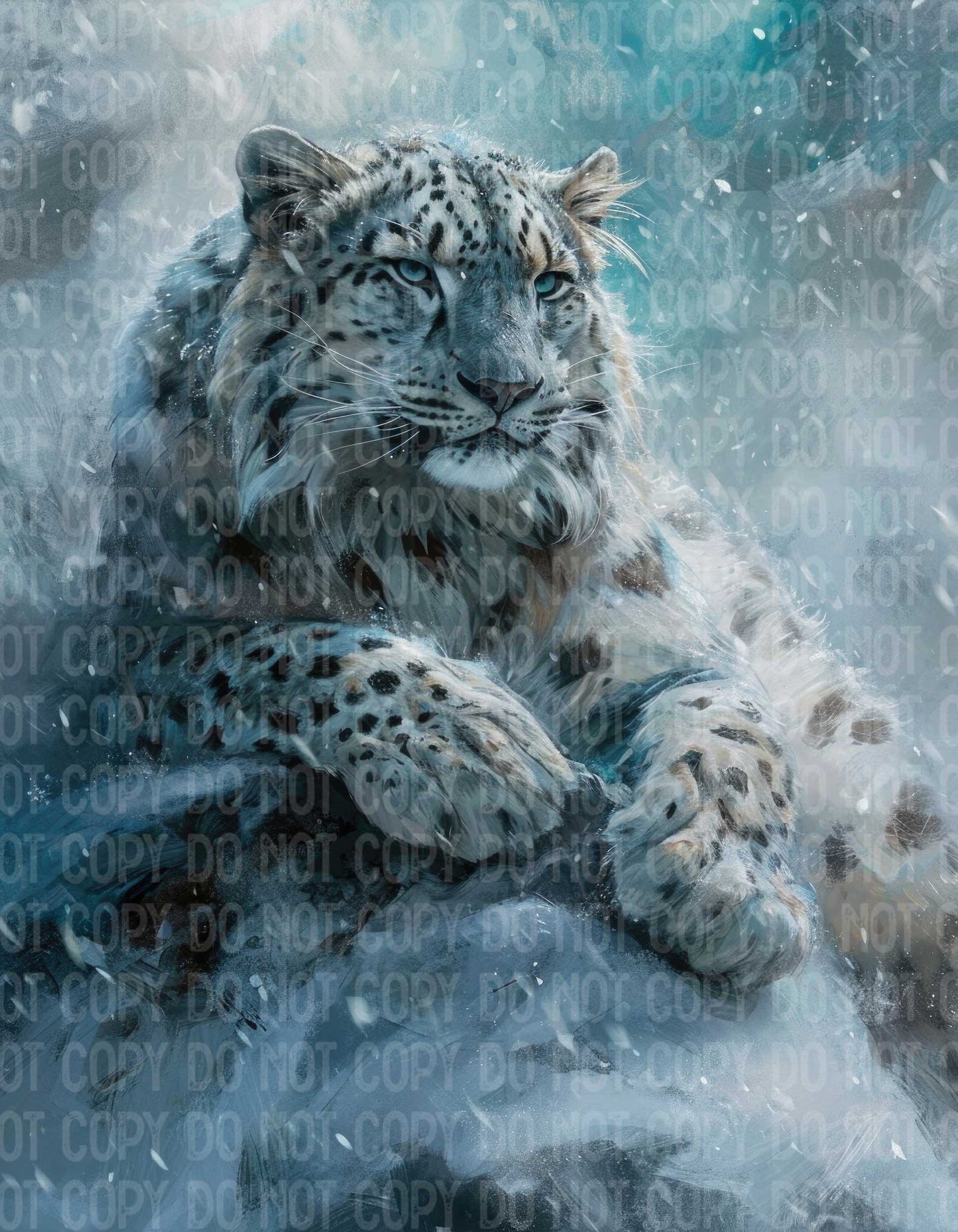 Frozen Lands Snow Leopard