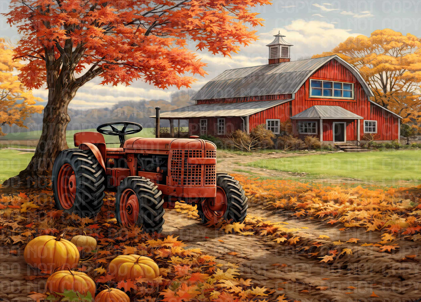 Tractor Fall Farm