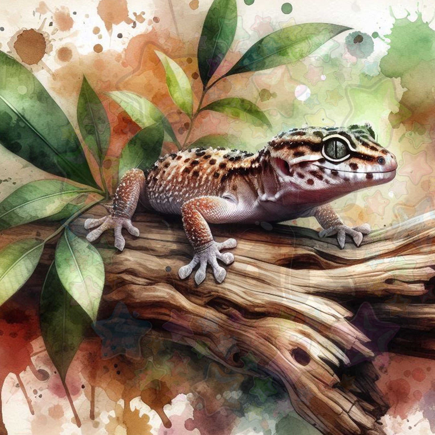 Gecko on a Log