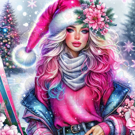 Pink Lady Christmas