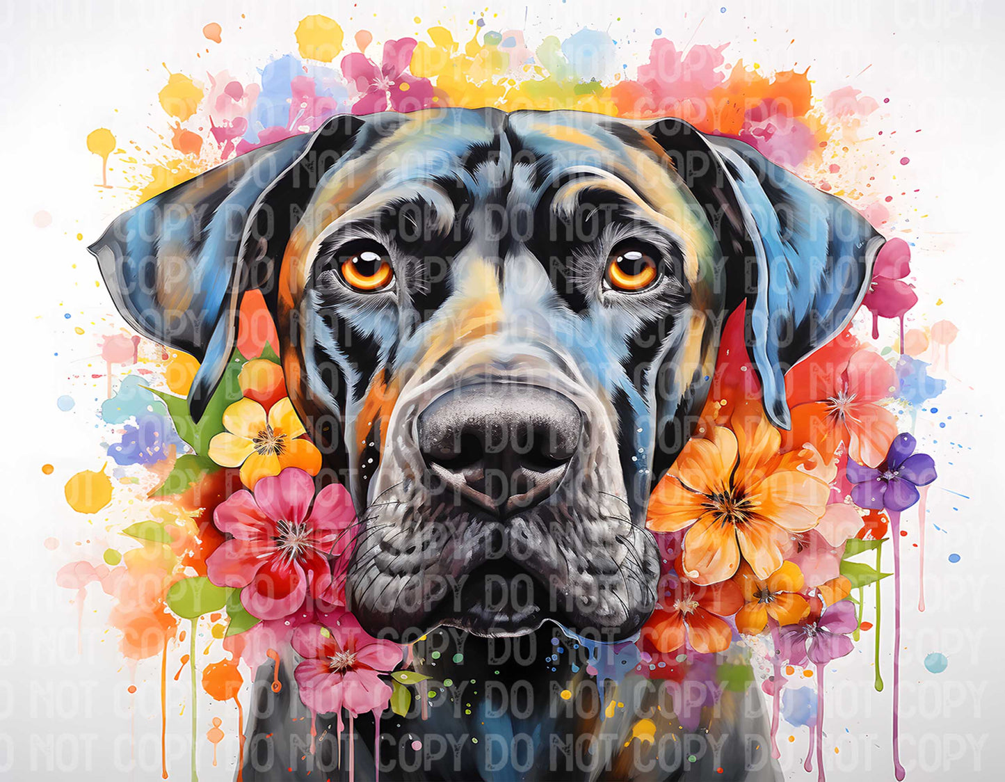 Great Dane Flowers