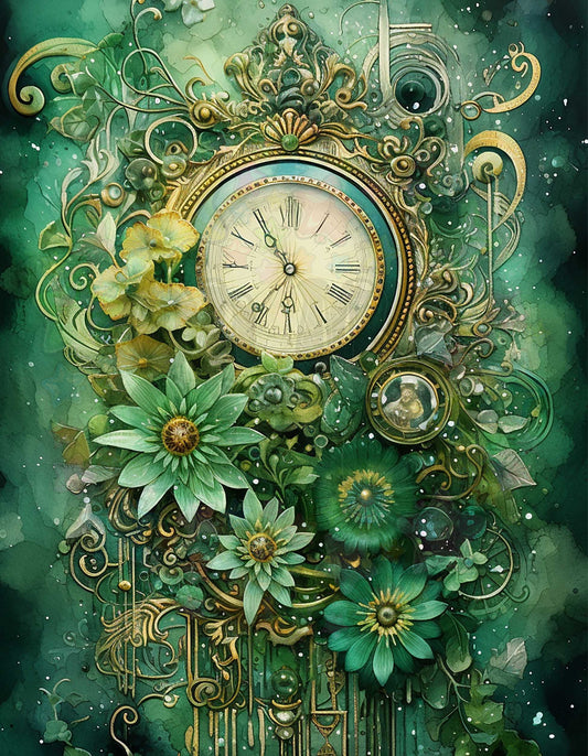 Green Clock