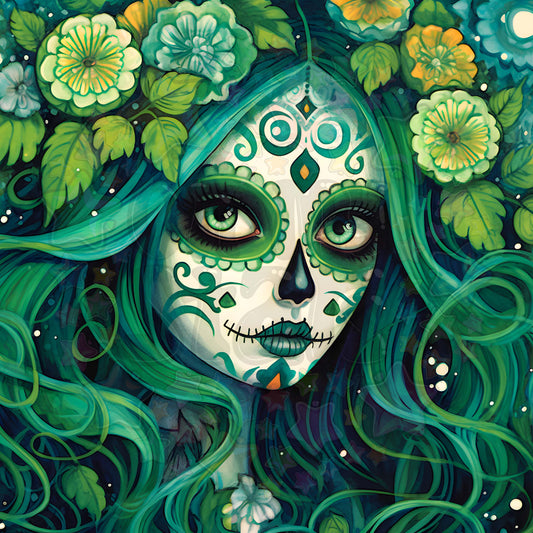 Green Sugarskull