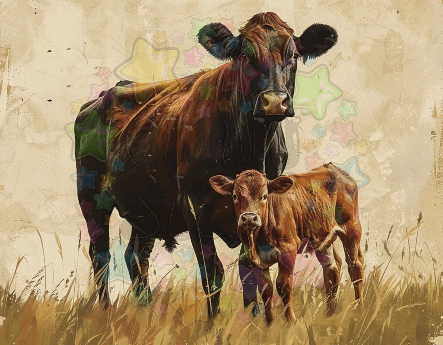 Grunge Cows