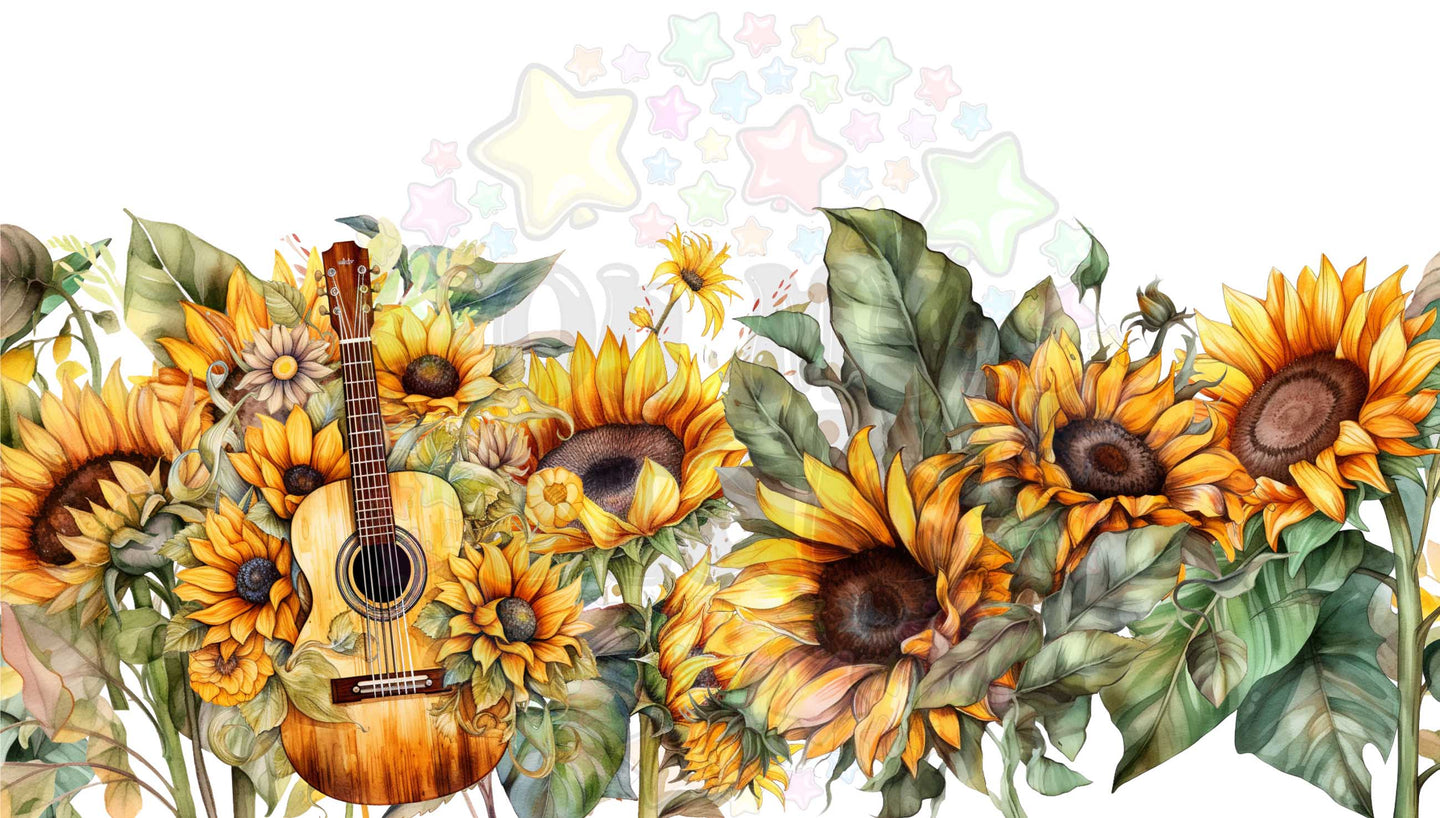 Guitar Sunflowers