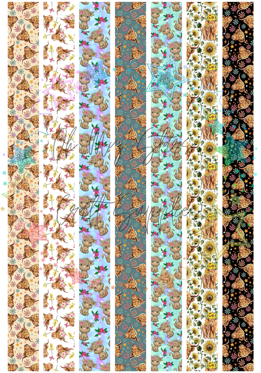 Highland Cow Key Fobs