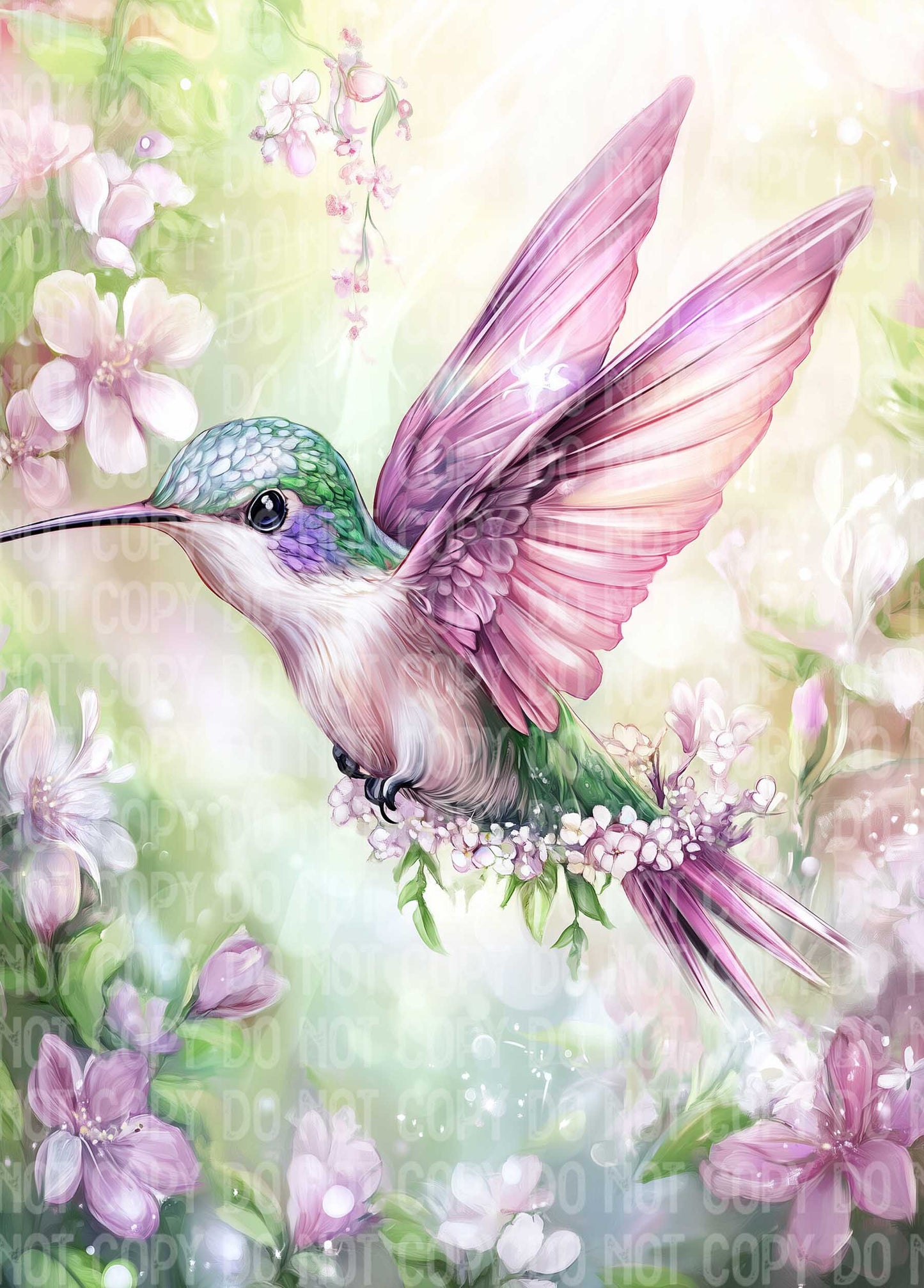 Pastel Hummingbird