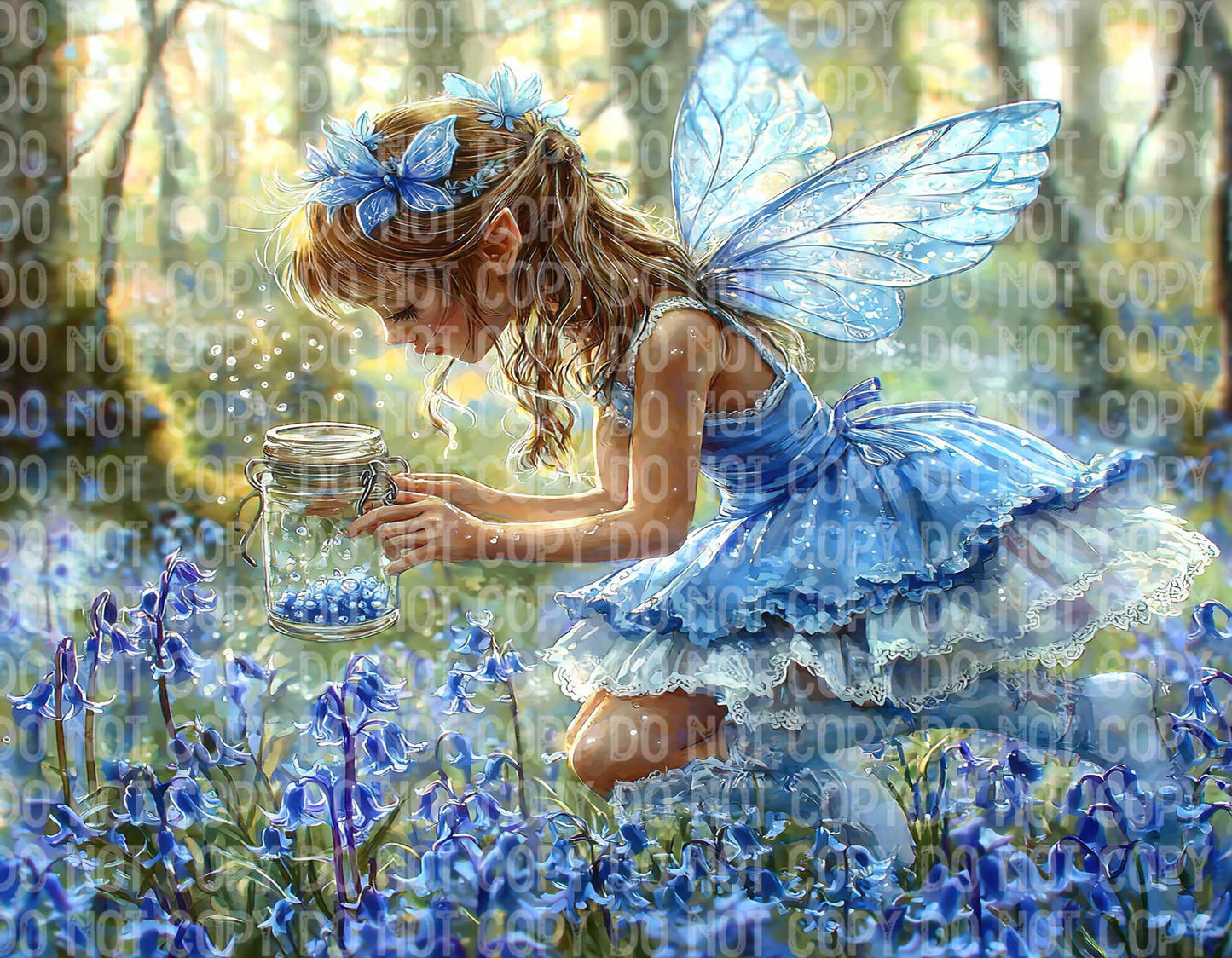Blue Fairy Jar