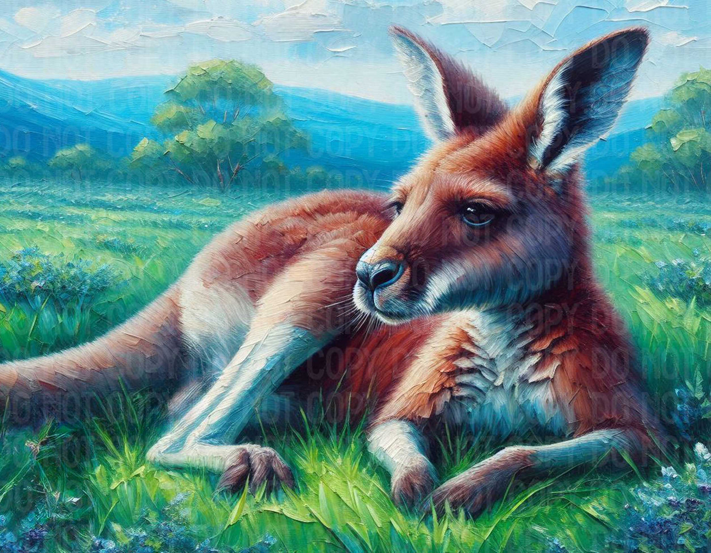 Joey in the Grass