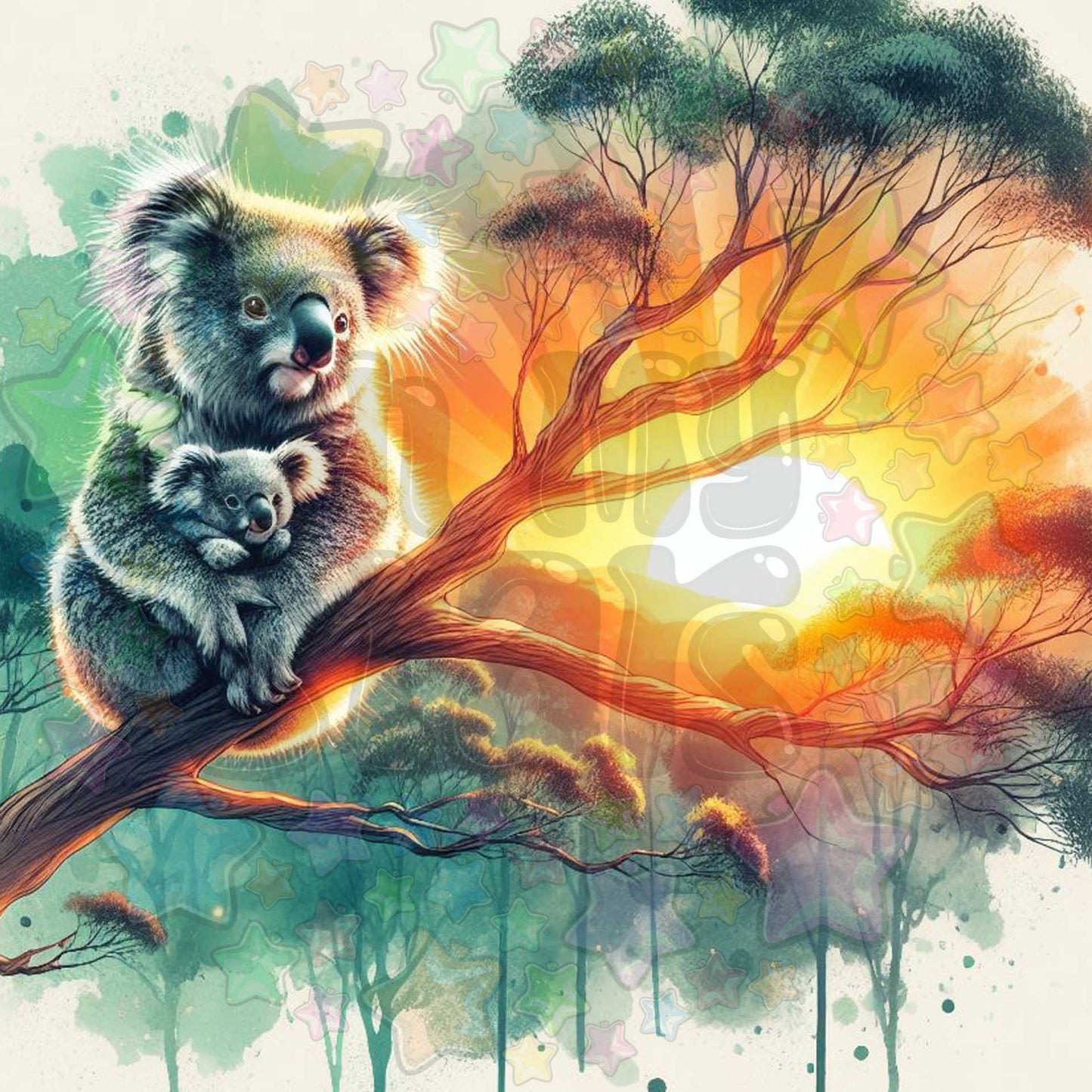 Koala with Baby