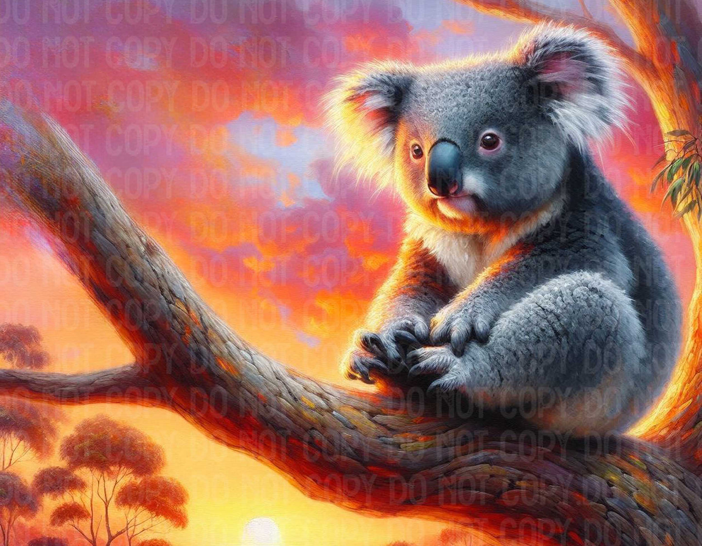 Koala Pink Sunset