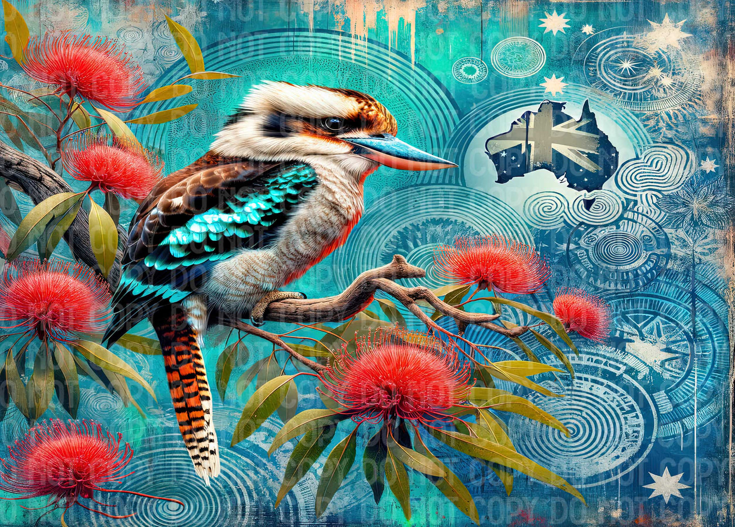 Kookaburra Blue