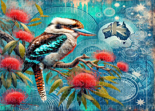 Kookaburra Blue