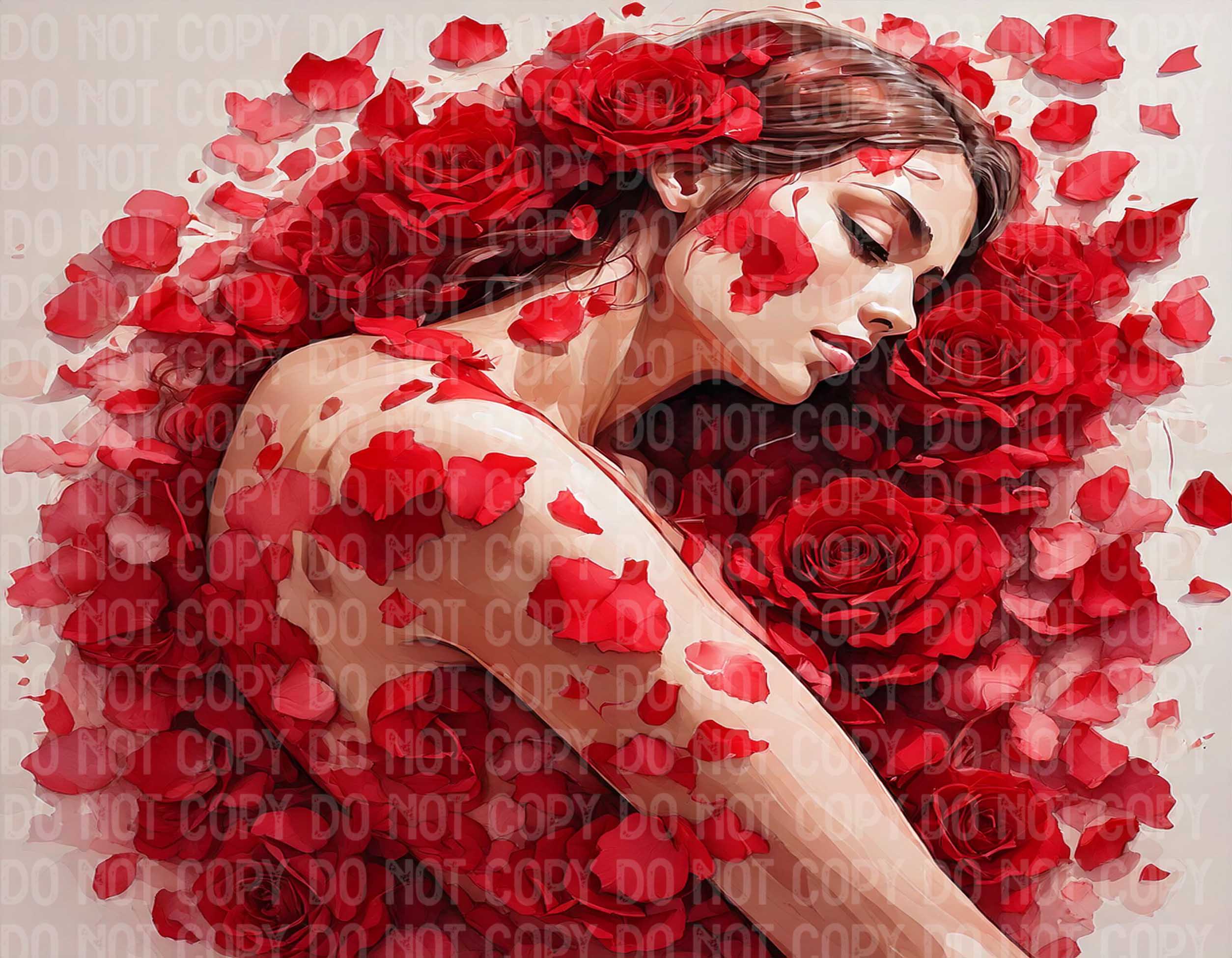 Lady Red Roses – Oh My Stars Craft Supplies