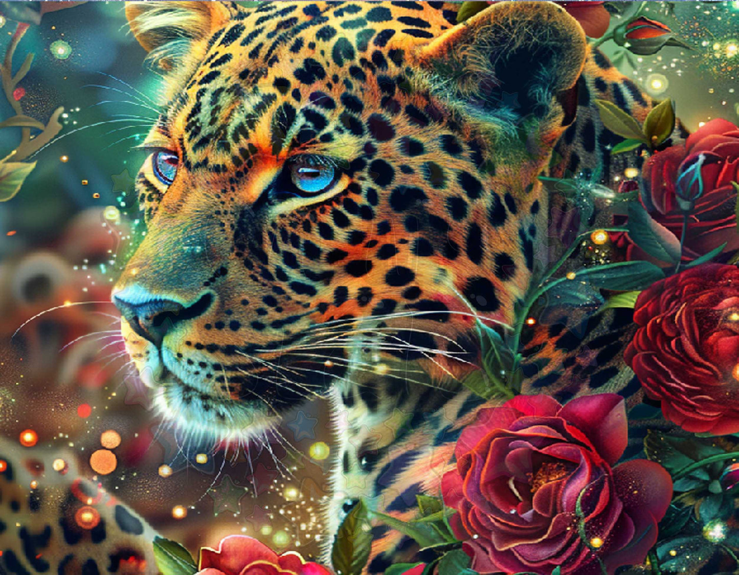 Leopard Dark Rose