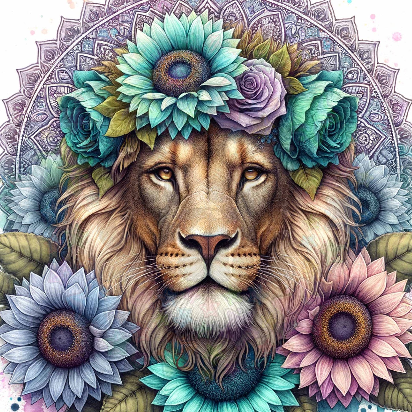 Mandala Lion