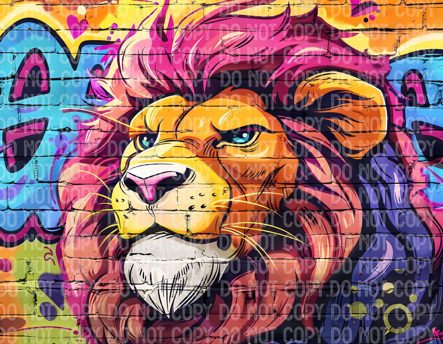 Graffiti Lion