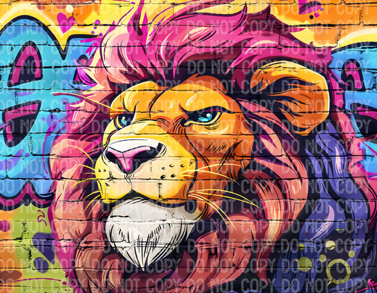 Graffiti Lion