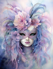 Load image into Gallery viewer, Pastel Masquerade Lady Feather
